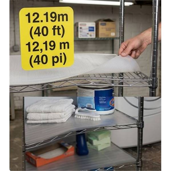 Lot of 2 of Smart Design Shelf Liner 12.19m Roll