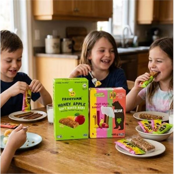 FreeYumm Honey Apple Soft Baked Bars Set