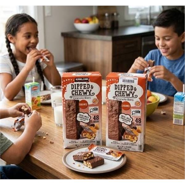 2x 48 pxÂ  Kirkland Dipped & Chewy Granola Bars