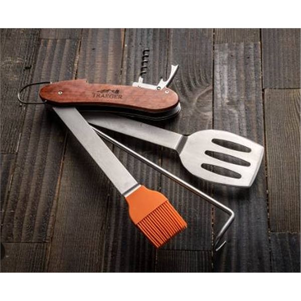 Traeger BBQ Multi Tool with Wood Handle