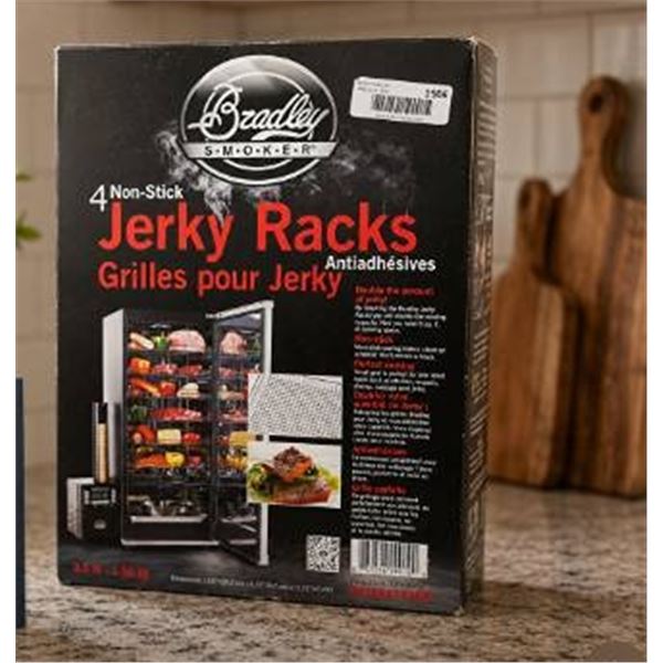 Bradley Smoker Non-Stick Jerky Racks, 4-Pack