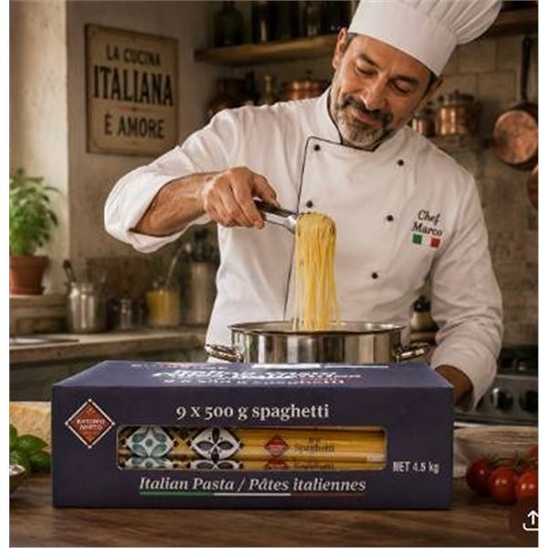 Italian Pasta Spaghetti 9 x 500g