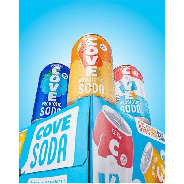 Cove Soda Variety Pack, 24 Cans