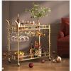 Image 1 : TUTOTAK Bar Cart, Gold,