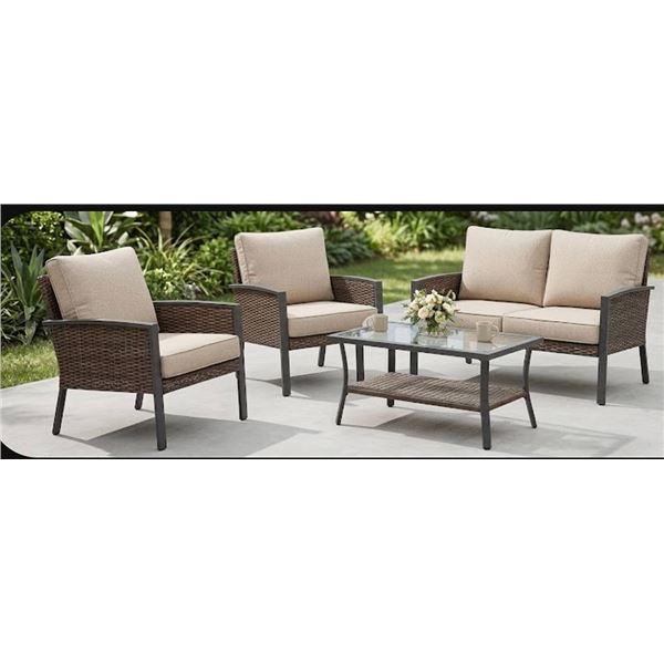 Fresno 4 Piece Conversation Set **Style and Color May Vary**