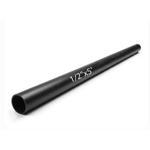 49 - Black Polly PipeÂ  Tubing 1/2"x5'