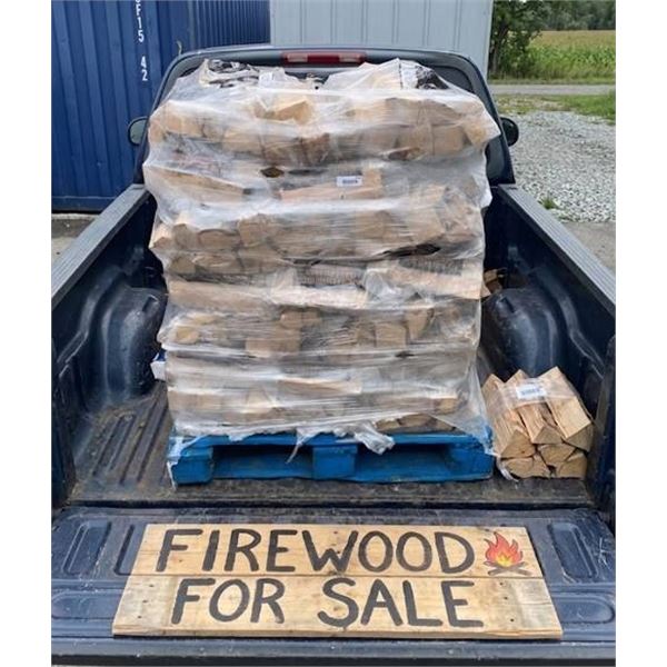 Pallet of Kiln-Dried Firewood BFS Brand