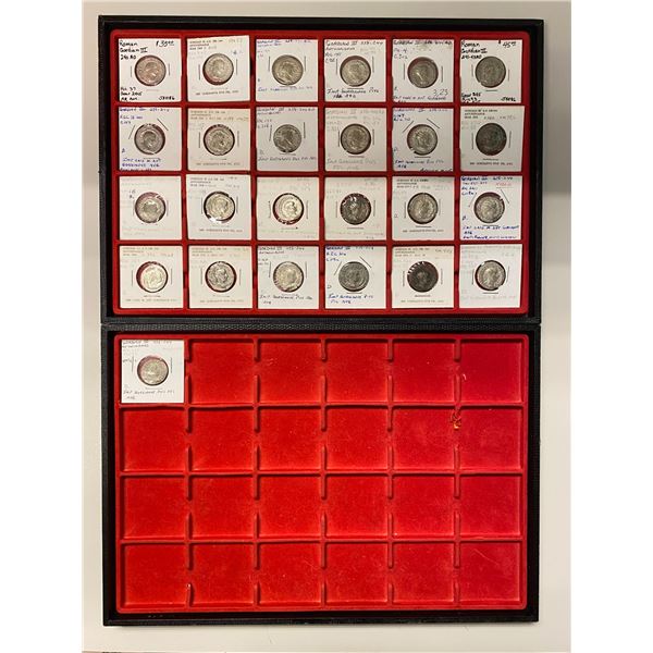 ROMAN EMPIRE: Gordian III, 238-244 AD, LOT of 25 AR antoniniani