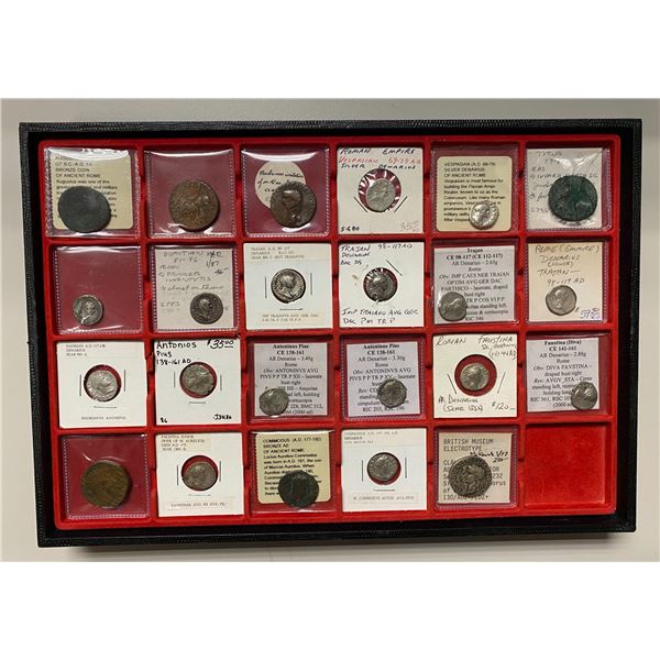 ROMAN EMPIRE: LOT of 23 coins