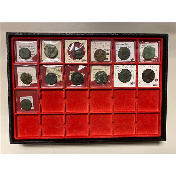 ROMAN EMPIRE: LOT of 13 coins