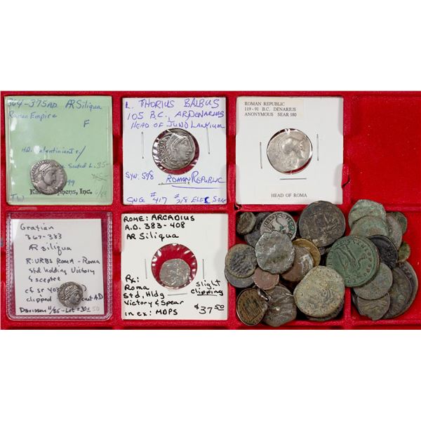 ROMAN EMPIRE: LOT of 49 coins