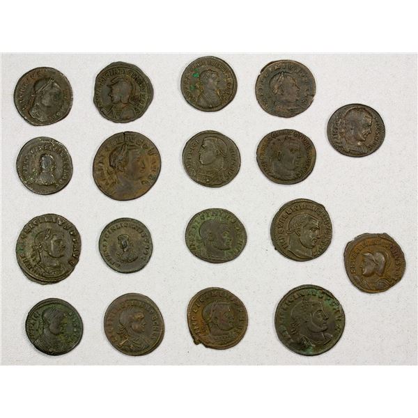 ROMAN EMPIRE: LOT of 18 coins