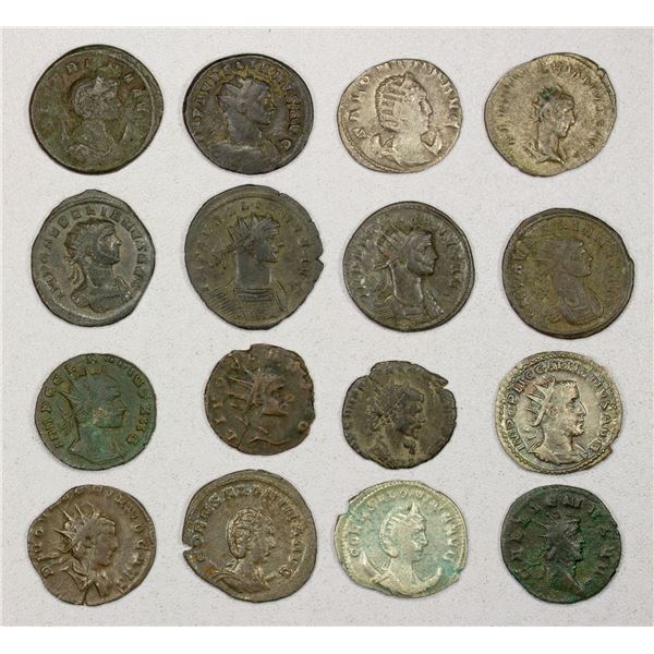 ROMAN EMPIRE: LOT of 16 antoniniani