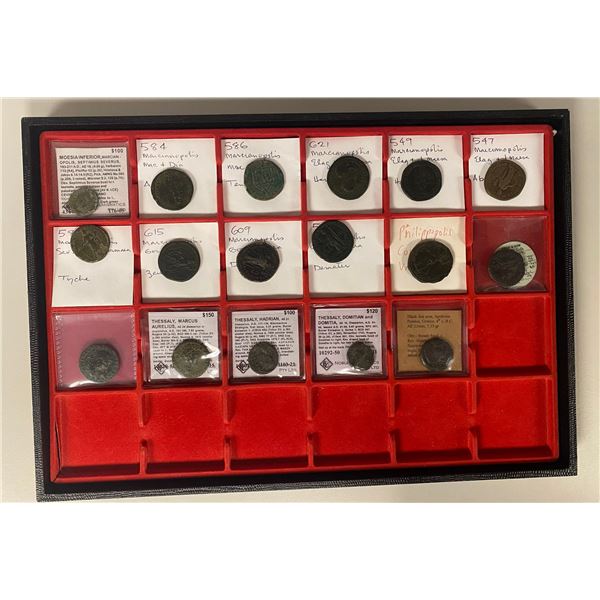 ROMAN PROVINCIAL: LOT of 17 coins