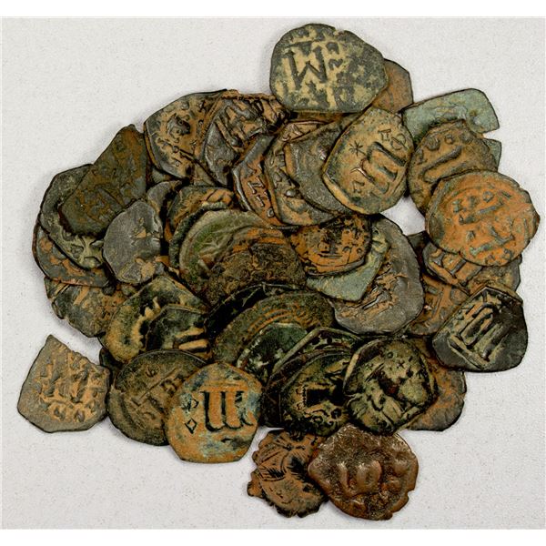 BYZANTINE EMPIRE: LOT of 50 bronzes