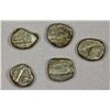 Image 2 : PHOENICIA: Arados, LOT of 5 AR shekels