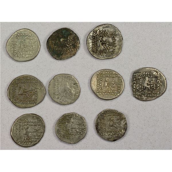 ANCIENT PERSIA: PARTHIAN KINGDOM: Orodes II, ca. 57-38 BC, LOT of 10 AR drachms