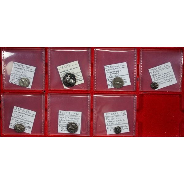 ANCIENT PERSIA: PERSIS KINGDOM: LOT of 7 coins