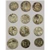 Image 2 : ANCIENT PERSIA: SASANIAN KINGDOM: Shahpur II, 309-379, LOT of 12 silver drachms