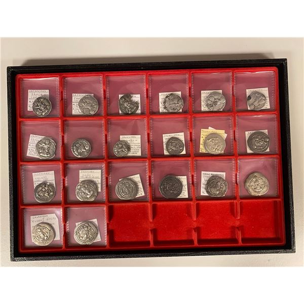 ANCIENT PERSIA: SASANIAN KINGDOM: LOT of 20 AR drachms