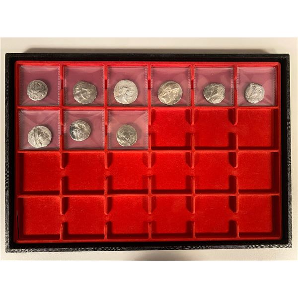 ANCIENT PERSIA: LOT of 9 AR tetradrachms