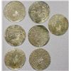 Image 1 : ANCIENT CENTRAL ASIA: WESTERN TURKS: Sandan Vakhu Deva, early 8th century, LOT of 7 silver drachms