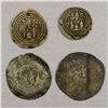 Image 2 : EARLY ISLAMIC: ARAB-SASANIAN: LOT of 4 silver drachms