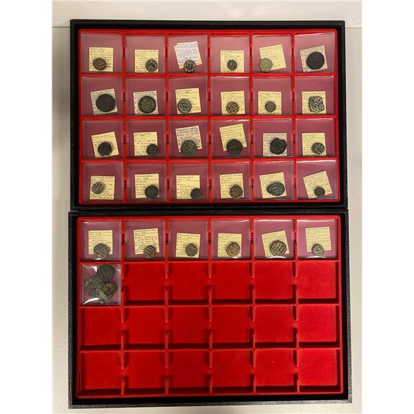 EARLY ISLAMIC: UMAYYAD: LOT of 39 AE fulus
