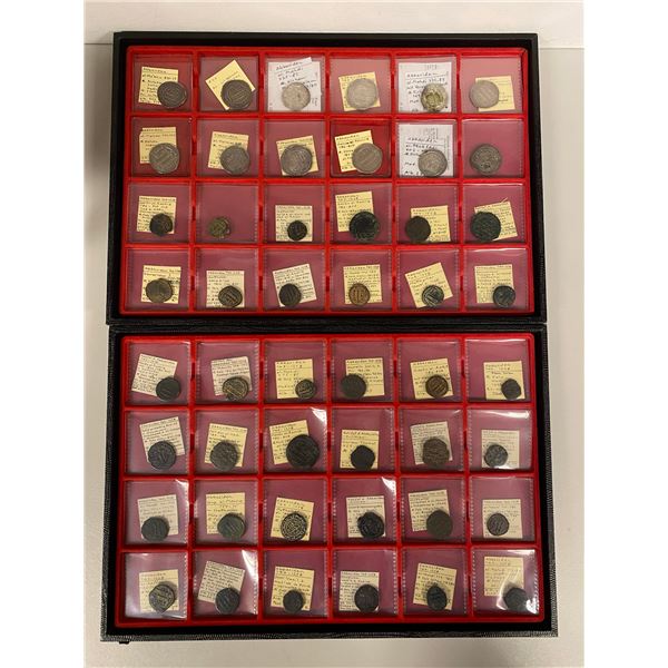 EARLY ISLAMIC: ABBASID: LOT of 54 coins