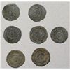 Image 2 : EARLY ISLAMIC: FATIMID: al-'Aziz, 975-996, LOT of 7 silver 1/2 dirhams