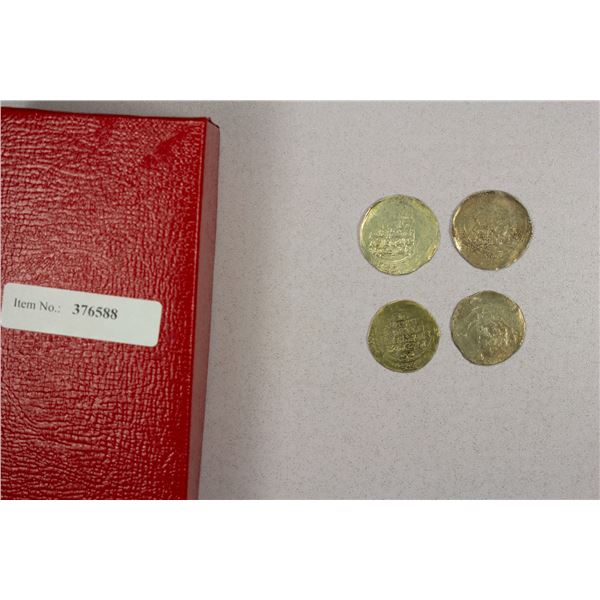 EARLY ISLAMIC: GREAT SELJUQ: Sanjar, 1097-1157, LOT of 3 debased AV dinars