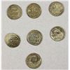 Image 1 : EARLY ISLAMIC: KHWARIZMSHAH: Muhammad, 1200-1220, LOT of 7 silver dirhams