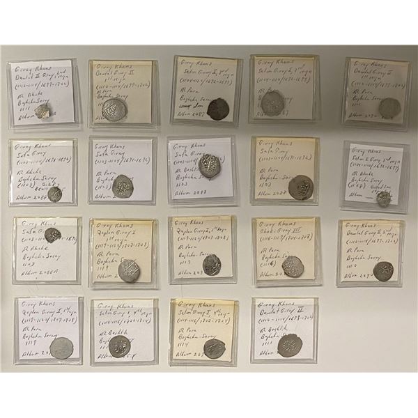 EARLY ISLAMIC: GIRAY KHANS (CRIMEA): LOT of 15 beshliks and 4 akçes, in flips