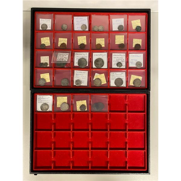 EARLY ISLAMIC: MONGOLS: LOT of 44 coins