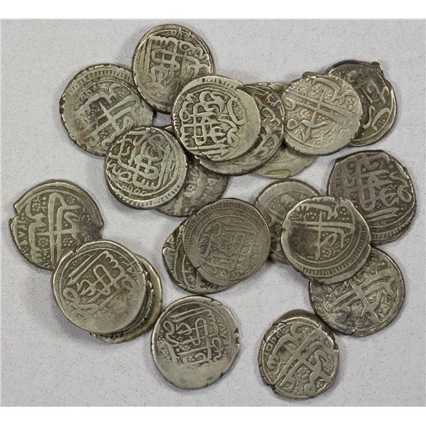AFGHANISTAN: BARAKZAI: Sher 'Ali, 1863-1879, LOT of 21 silver rupees