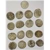 Image 1 : AFGHANISTAN: BARAKZAI: Sher 'Ali, 1863-1879, LOT of 17 silver rupees