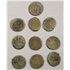 Image 1 : AFGHANISTAN: BARAKZAI: Sher 'Ali, 1863-1879, LOT of 10 silver rupees