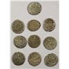 Image 2 : AFGHANISTAN: BARAKZAI: Sher 'Ali, 1863-1879, LOT of 10 silver rupees