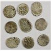 Image 1 : AFGHANISTAN: BARAKZAI: Sher 'Ali, 1863-1879, LOT of 9 silver rupees