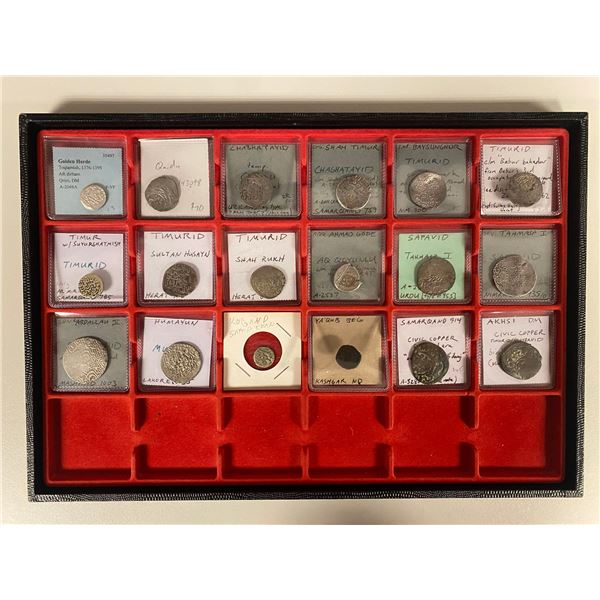 MEDIEVAL ISLAMIC: LOT of 18 coins