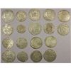 Image 2 : MEDIEVAL ISLAMIC: LOT of 18 silver dirhams