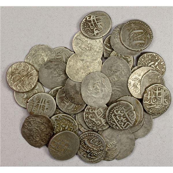 MEDIEVAL ISLAMIC: LOT of 46 silver coins