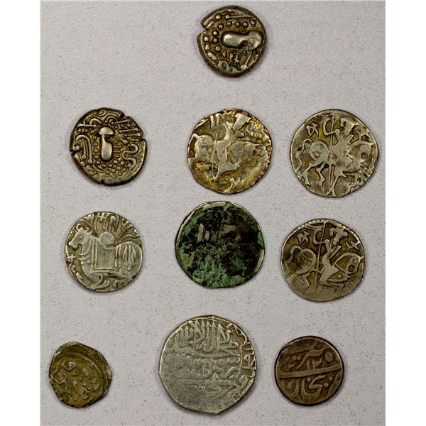 MEDIEVAL ISLAMIC & INDIA: LOT of 11 silver coins