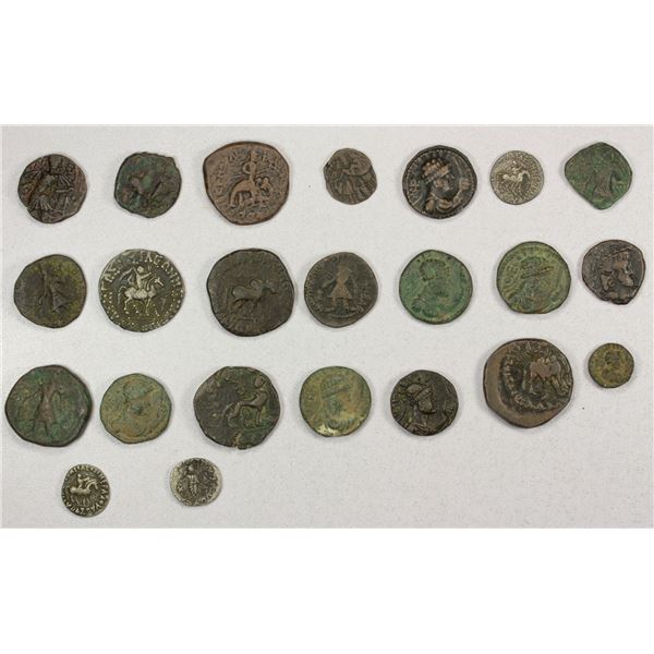 ANCIENT INDIA: LOT of 23 coins