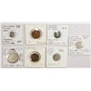 Image 1 : ANCIENT INDIA: LOT of 5 silver and 2 copper coins