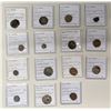 Image 1 : ANCIENT INDIA: KIDARITE & related: LOT of 12 copper coins and 3 debased dinars