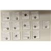 Image 1 : ANCIENT INDIA: GUPTA: Kumaragupta, ca. 409-452, LOT of 13 silver drachms