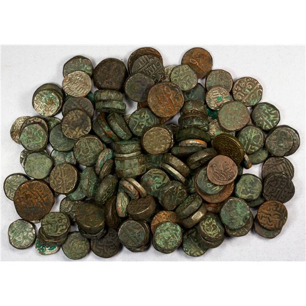 INDIAN SULTANATES: LOT of 131 coins
