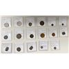 Image 1 : INDIAN STATES: LOT of 2 silver and 15 copper coins