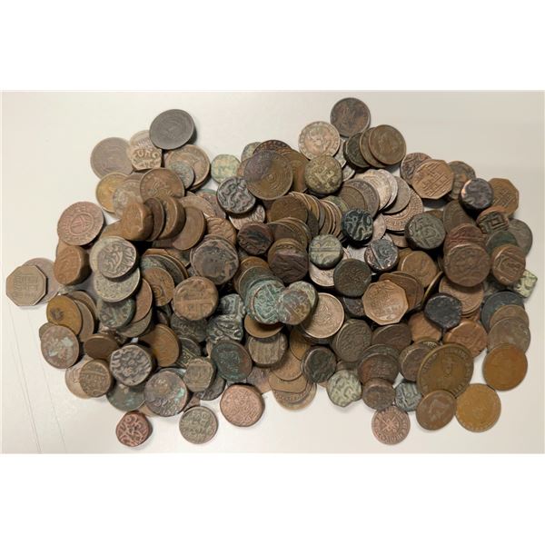 INDIAN STATES: LOT of 269 coins